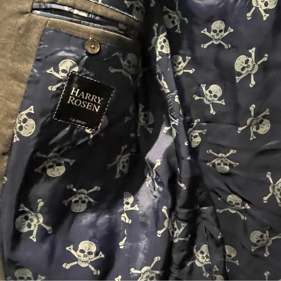 Bespoke Tailored Samuelson Superfine Wool Grey Blazer with Skill Lining - Picture 12 of 14